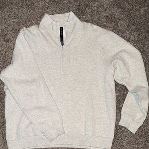 Men's Lululemon Gray Half-Zip Sweater